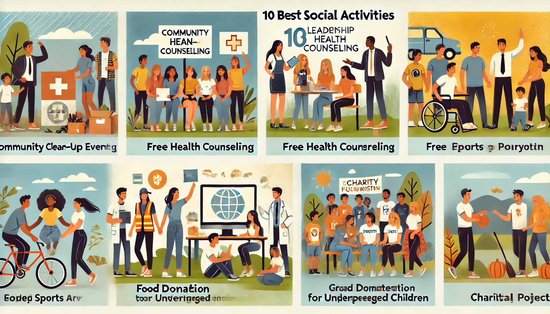 10 Kegiatan Sosial Terbaik