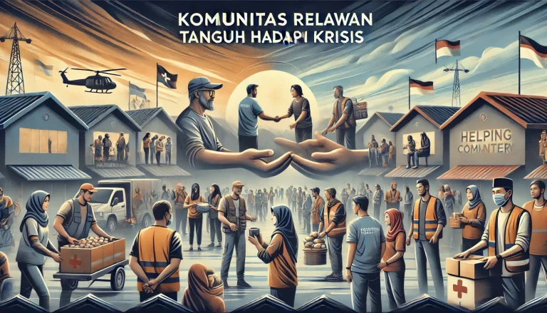 Komunitas Relawan Tangguh Hadapi Krisis