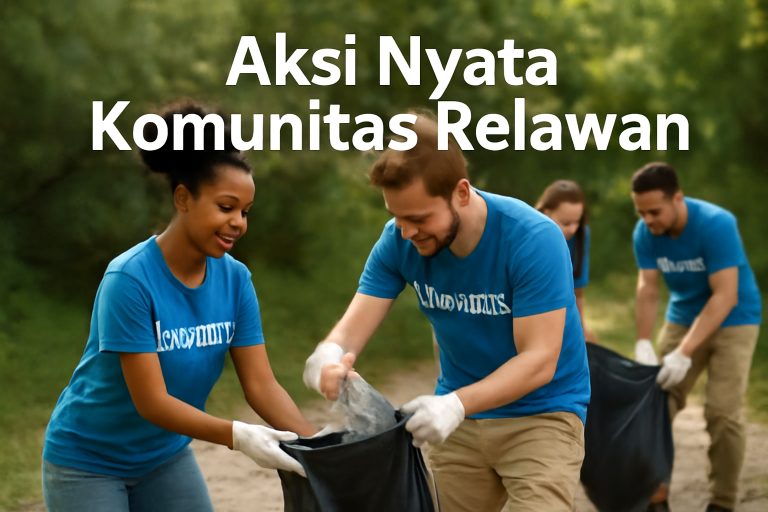 Aksi Nyata Komunitas Relawan